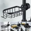 Kitchen Sink Faucet Shelf Bathroom Shelf Soap Sponge Drain Cloth Rag Storage Rack Sink Organizer Drainer Basket Soap Dish Holder 2
