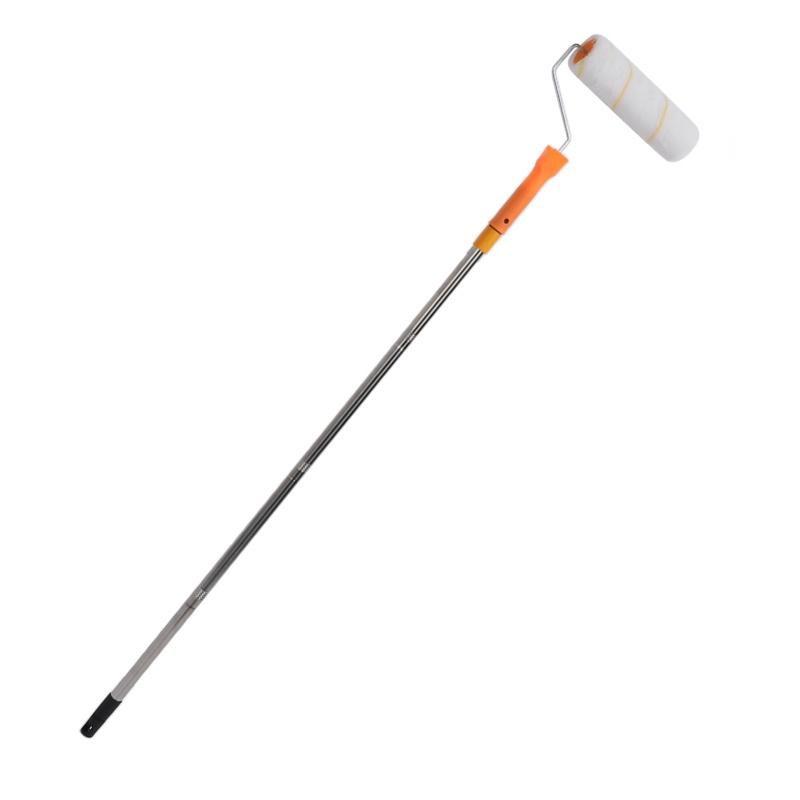 3.9ft Paint Roller Extension Pole Kit With 9in Roller Brush Detachable Telescopic Long Paint Roller Set For Corner Ceiling