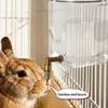 Small Animal Water Dispenser Plastic Drinking Bottle With Metal Pin Spout For Rabbit Bird Cage Hanging Water Feeder