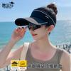 9244 Sommer UV-Schutz Sonnenhut mit Sonnenbrille Sonnenschutzhut Damen Outdoor Reise Entenzunge Empty Top Baseballkappe