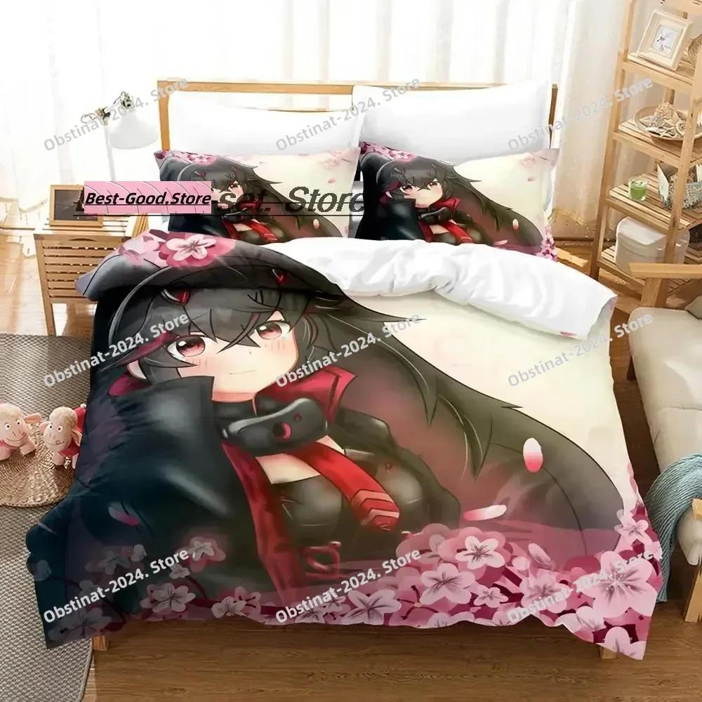 GRAY RAVEN PUNISHING Lucia Bedding Set Single Twin Full Queen King Size Bed Set Aldult Kid Bedroom Duvetcover Sets Anime