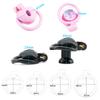 Heart Negative Plastic Chastity Locks Male Cock Cage Lower Body Hidden Cross-Dressing Tools