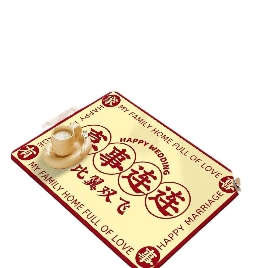 Kitchen Countertop Drain Mat High Appearance Level Absorbent Washing Dishes Dishes Dishes Chopsticks Sink Faucet Bar Table Mat