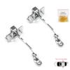 EDP1264-1 2 Pieces Rear Door Hinge Stop Check Strap Limiter 7700828428 for Renault Megane MK1 1996-2003
