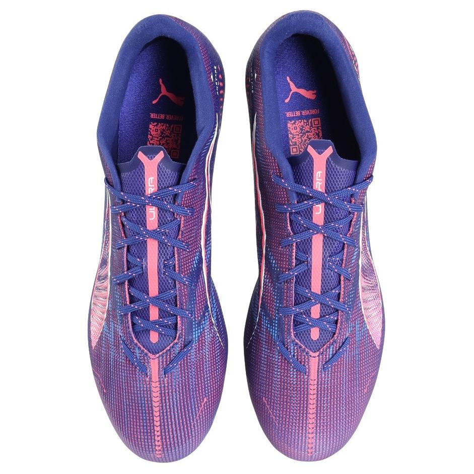 Puma Ultra 5 Pro Comfortable Versatile AG HG Soccer Shoes Men Soccer Shoes Purple 107887-01