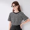 Women's Commuter Striped Short Sleeve T-Shirt