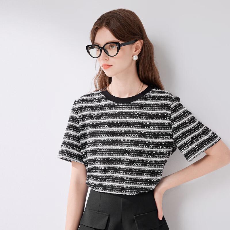 Women's Commuter Striped Short Sleeve T-Shirt