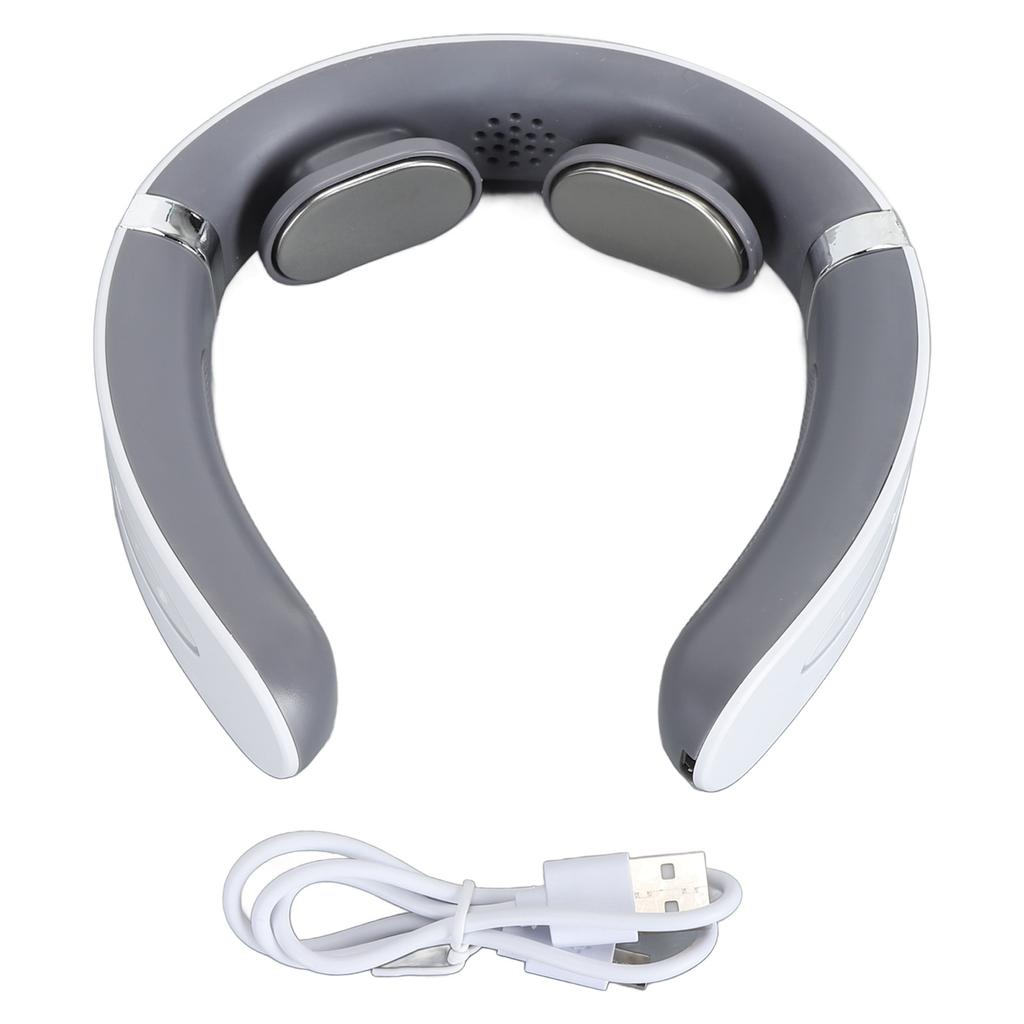 Electric Pulse Neck Massager Cordless 6 Modes 8 Strength Levels Rechargeable Intelligent Neck