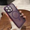 Luxury Magsafe Matte Transparent Phone Case For iPhone 11 12 13 14 15 16 Pro Max Plus Magnetic Clear Bumper Cases Cover