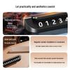 Aluminum Alloy Hidden Temporary Car Parking Phone Number Plate
