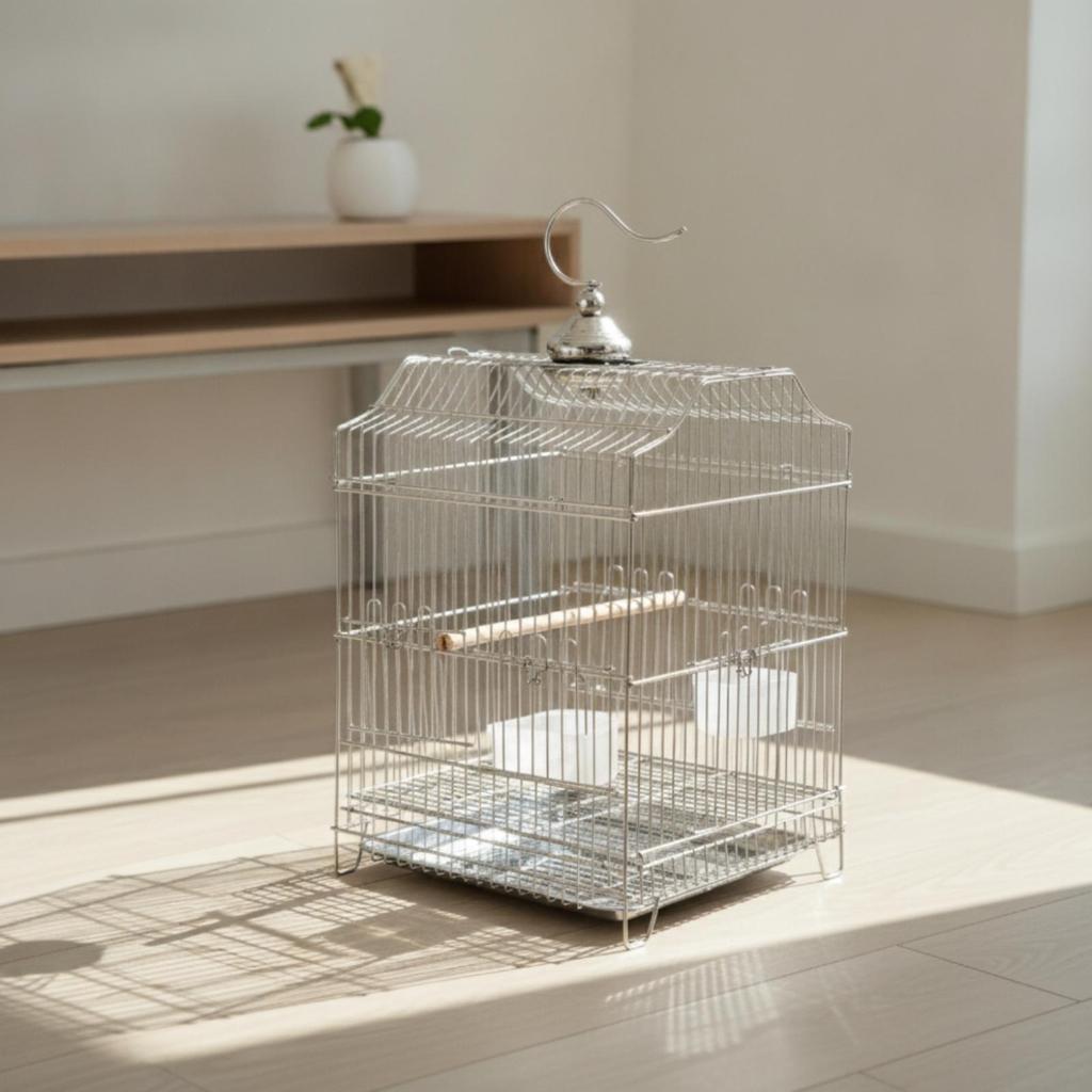 Stainless Steel Birdcage Cage Rust-Resistant Pet Supply for