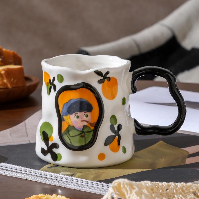 

World Famous Painting Ceramic Mug - Creative Coffee, Milk & Breakfast Cup Souvenir 301-400 ml