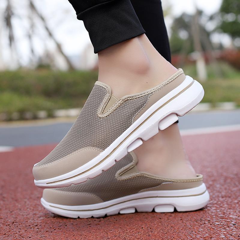 Men and Women's Slippers Mesh Air -breathable EVA Ultra -light Convenience Home Slippers Women's Large -scale Slippers