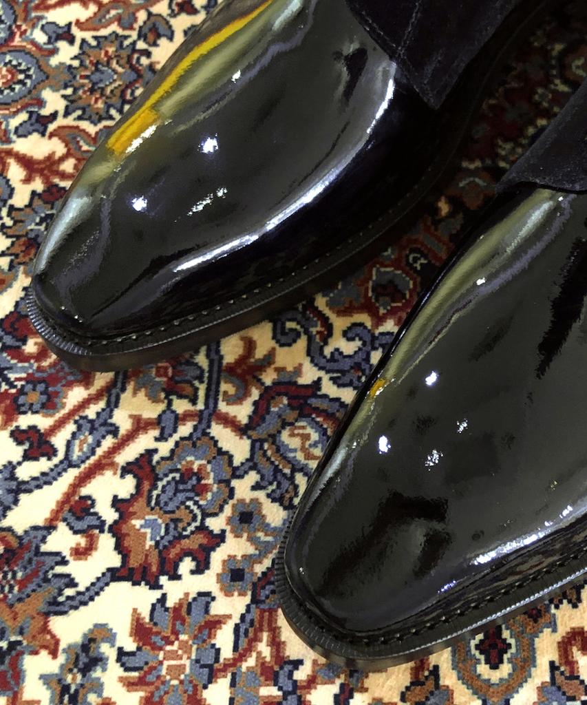 Joenshoe Mild Half Velvet Oxford Crink Black