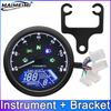 AD Motorcycle Dashboard Speedometer 12000 RPM Meter Digital Display Speed Meter Tachometer Fuel Level Instrument Accessories