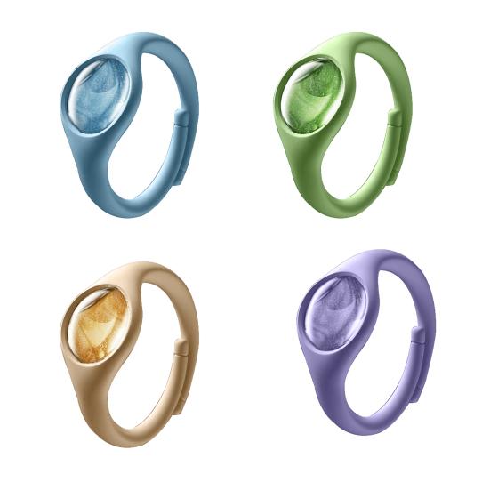 2/5Pcs Silicone Repellent Bracelet Plant Essential Oil Waterproof Long Lasting Outdoor