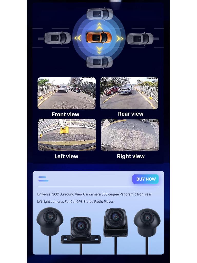 Sistem Compatibil CarPlay Android 13 pentru Ford Everest, Ranger și Endeavour 2015-2022.
