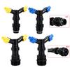 Y-shape Automatic 360 Degree Rotating 2-outlets Sprinkler Head 1/2" 3/4" Male Thread Garden Agriculture Lawn Irrigation Sprayer