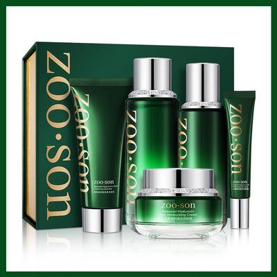 Seaweed Hyaluronic Acid Skin Care Five-piece Set Moisturizing Eye Cream Skin Care Product Set Refreshing Facial Cream Essence
