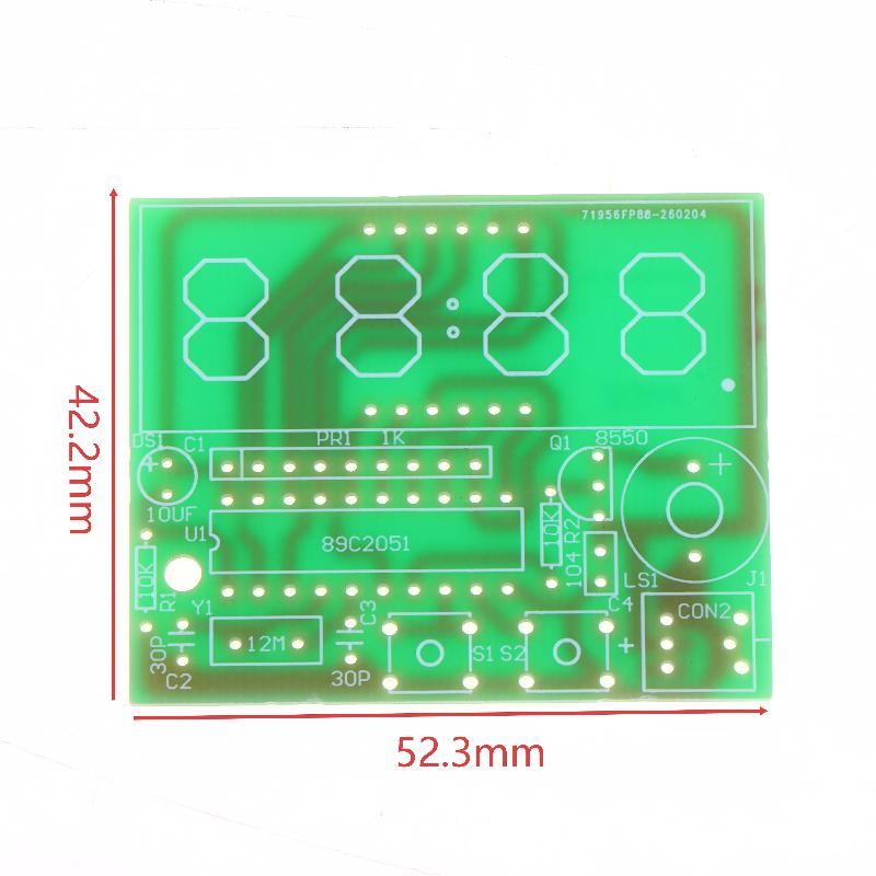 Kit Orologio Elettronico Digitale a 4 Cifre Fai-da-te Modulo Display Ora LED Kit di Apprendimento Elettronico Per Pratica di Saldatura Insegnamento