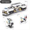 Urban area High-Quality Police Space facility High-Quality Building High-Quality Block Construction set Collection kit High-Quality Prison