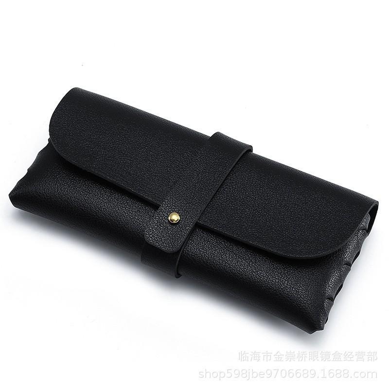 Portable Leather Sunglasses Case - Minimalist & Premium Eyewear Storage