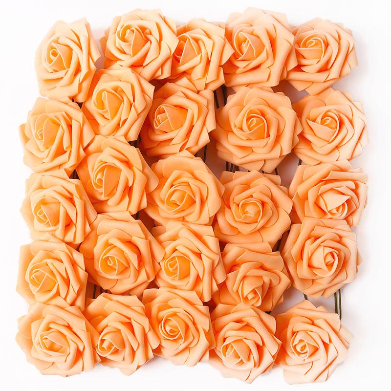 5/10/15/20/25Pcs Artificial Rose Flowers Wedding Decorations Centerpieces Arrangements Party Baby Shower Garden Home Decor Gifts