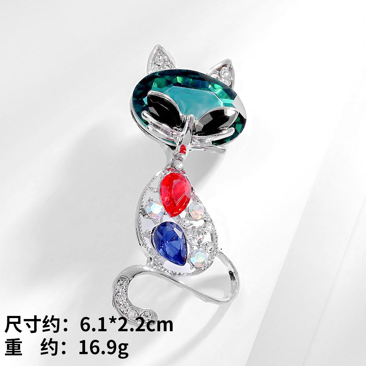 

Брошь в виде опала с животным порошком, персонализированная, креативная, в виде котенка, корсаж, аксессуары для костюма, булавка для воротника, прямая