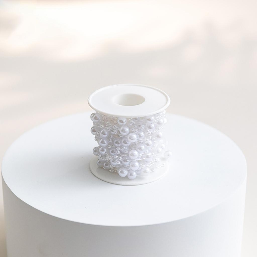 Christmas Decorations: Pearl Star Chain, Sky, Round Bead Christmas Tree Diy Pendant, Handcrafted Pendant