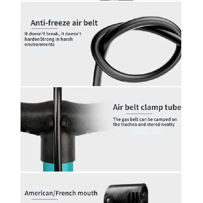 High Pressure Pump Mountain Bike Household Portable Car Basketball Battery Cars Motorcycle Bicycle Accessories Outdoor Sports