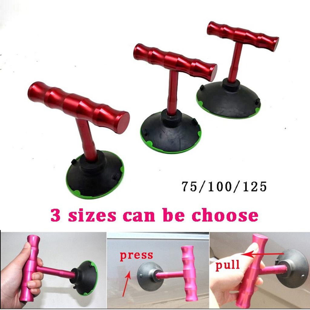 Vehicle Dents Repair Suction Cup Puller Tool with Reinforced ABS Base Ergonomic T Handle for Safe Uncoated Body Panel