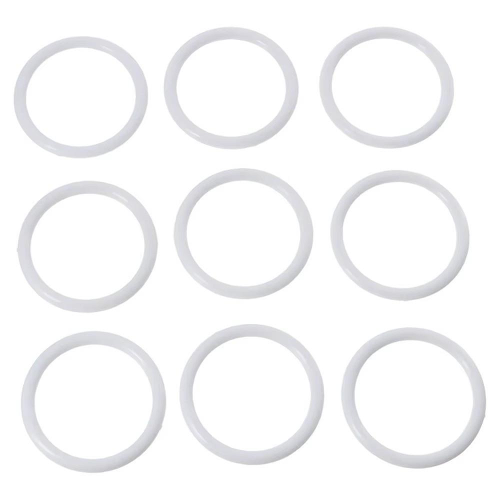 10PCS Smooth Surface Plastic Hoops Rings White Macrame Hoops Dream Catcher Making