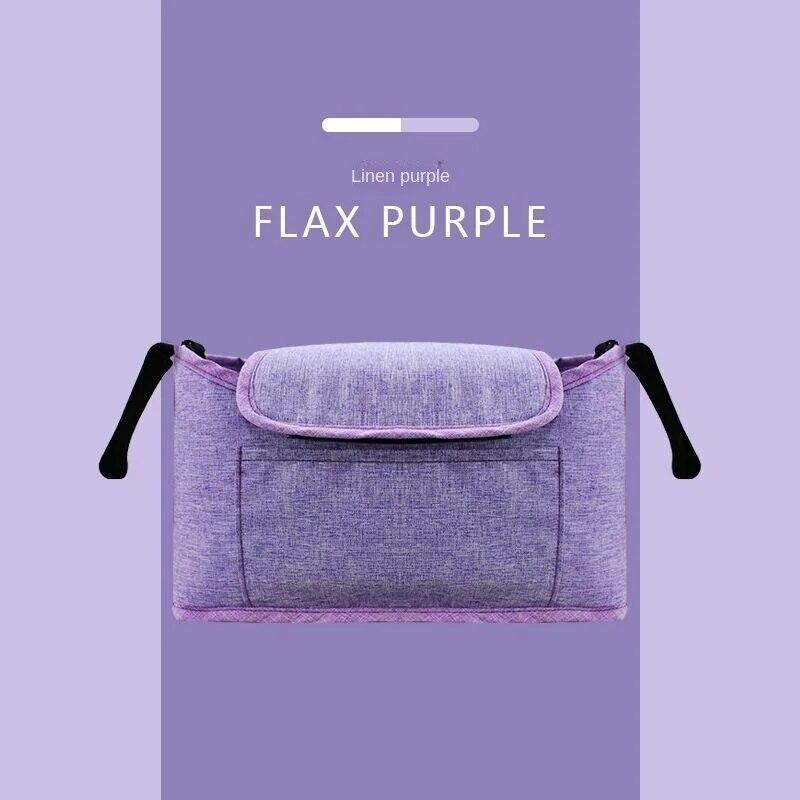 Stroller Bag Baby Diaper Mummy Bag Large Capacity Stroller Organizer Cup Holder Feeding Bottle Stroller Accessories Hanging Bag