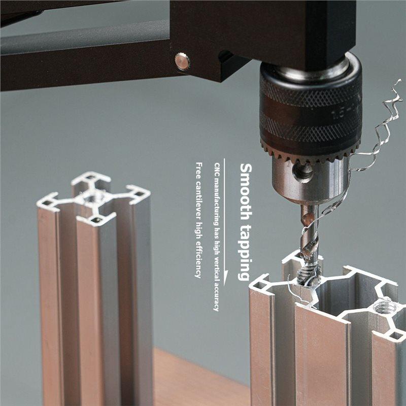 ABWR-Supporto a sbalzo per maschiatura Lega di alluminio CNC Trapano elettrico Fai da te Strumento per maschiatura orizzontale e verticale