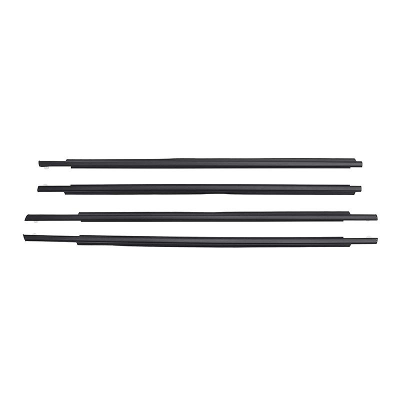 4Pcs Window Moulding Trim For Toyota Prius 1.5L 2004-2009 Weatherstrip Seal Side Door Glass Rubber Belt Waterproof 75710-47010