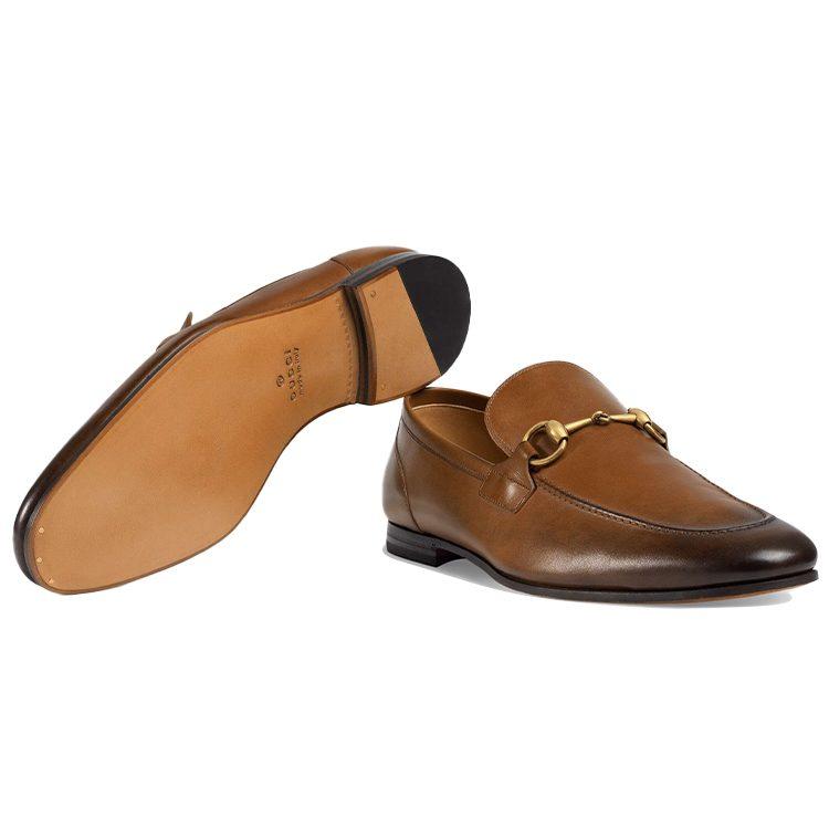 Gucci Jordaan Leather Loafers 406994 BLM00 2535