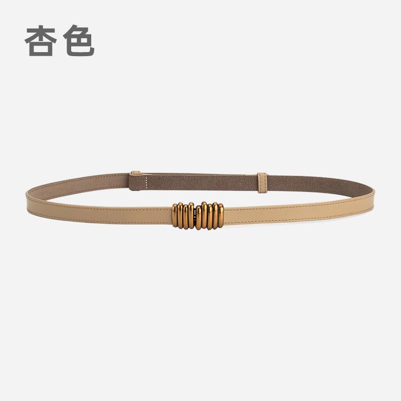 

Четыре сезона в наличии новый ремень женский регулируемый ремень Caterpillar модный кожаный подходящий к платью тонкий ремень женский пояс на талию 56-100cm