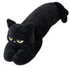AMIRA TOYS Black Cat Doll Long Pillow, Comfortable Fluffy Soft Doll Pillow for Home Use, Suitable for Home, Car, and Sofa Use, Unisex, Black 90cm