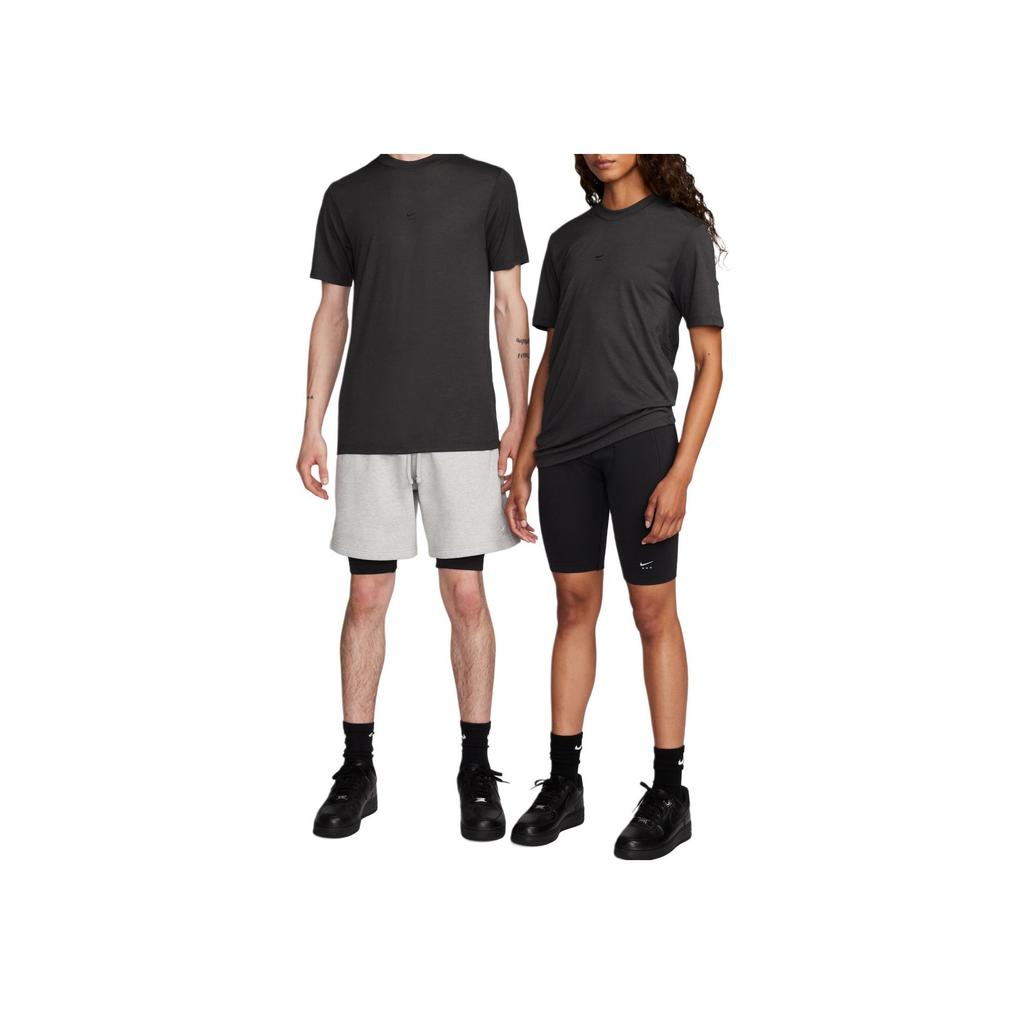 Nike X 1017 ALYX 9SM Yoga Series SS24 Loose-Fit Crew Neck Short Sleeve Tee Unisex Tops Black DR5355-060