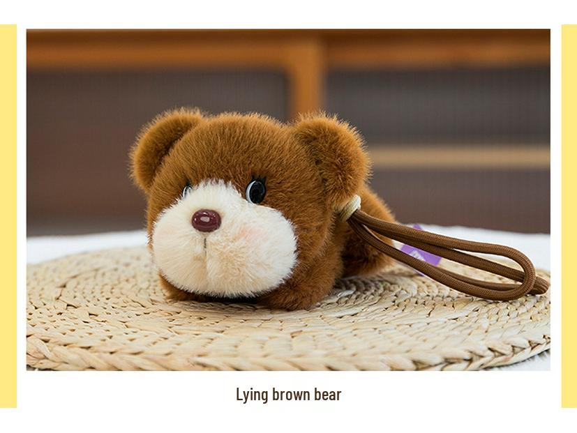 Niedlicher Cartoon Tier Plüsch Schlüsselanhänger - Tischbegleiter Serie