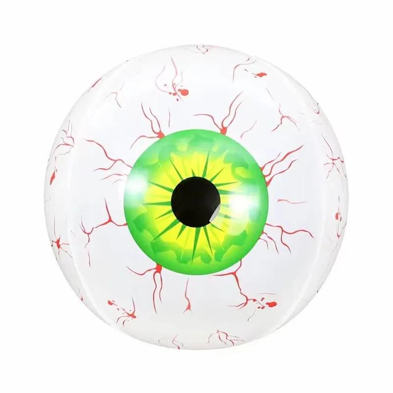 38CM/15Inch Halloween decoration balloon horror 4D inflatable eyeball Halloween theme eyeball party home decoration horror props