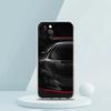 Cool Sports Black Car Phone Case for iPhone 16 15 14 13 12 Pro Max Cover Transparent for iPhone 11 Pro Max 7 8 Plus XS XR Bags