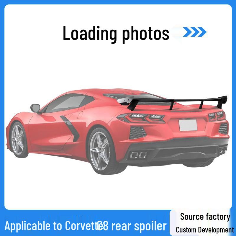 Задний спойлер-диффузор Chevrolet Corvette C8 для моделей 2020+ Glossy Black