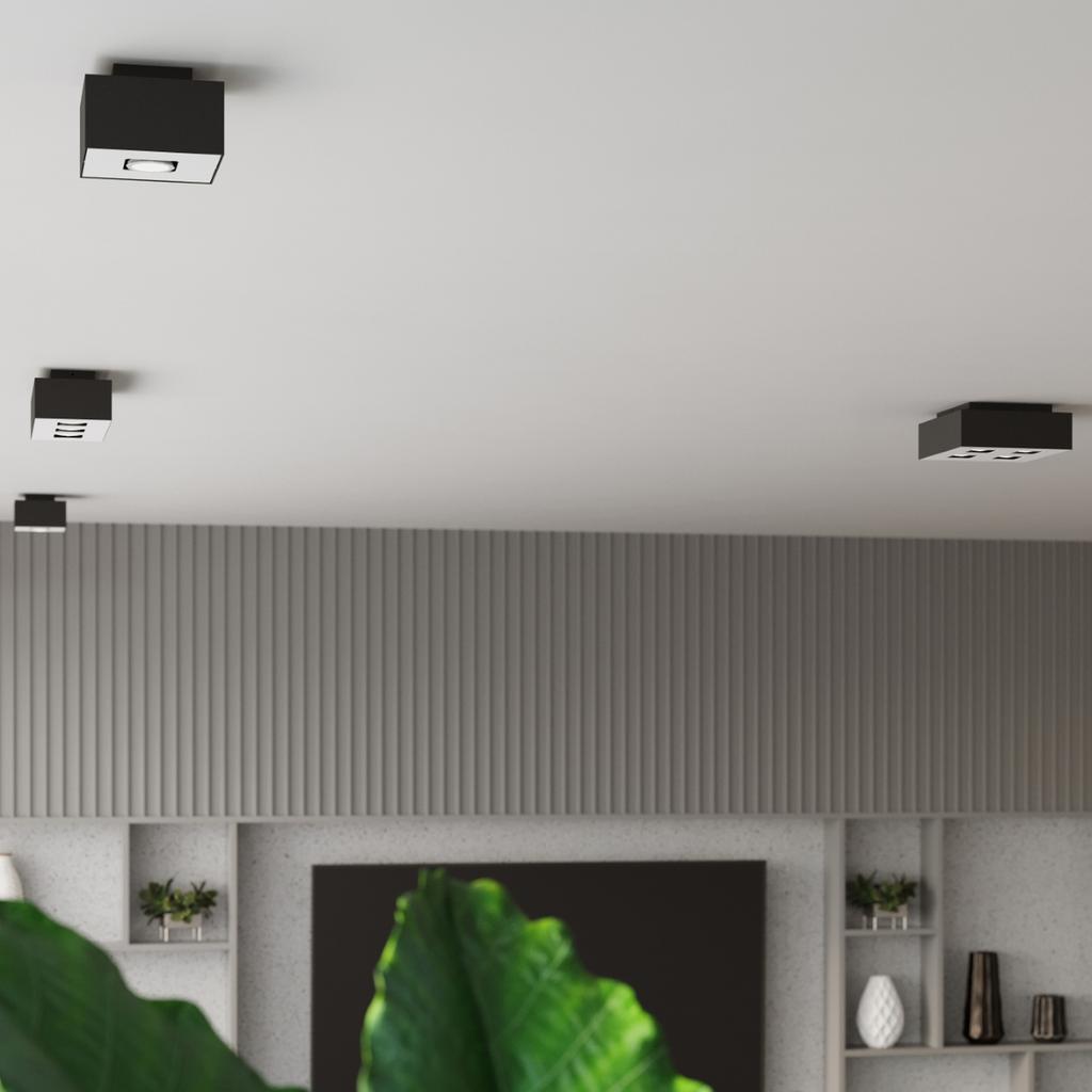 Mono ceiling lamp 1 black