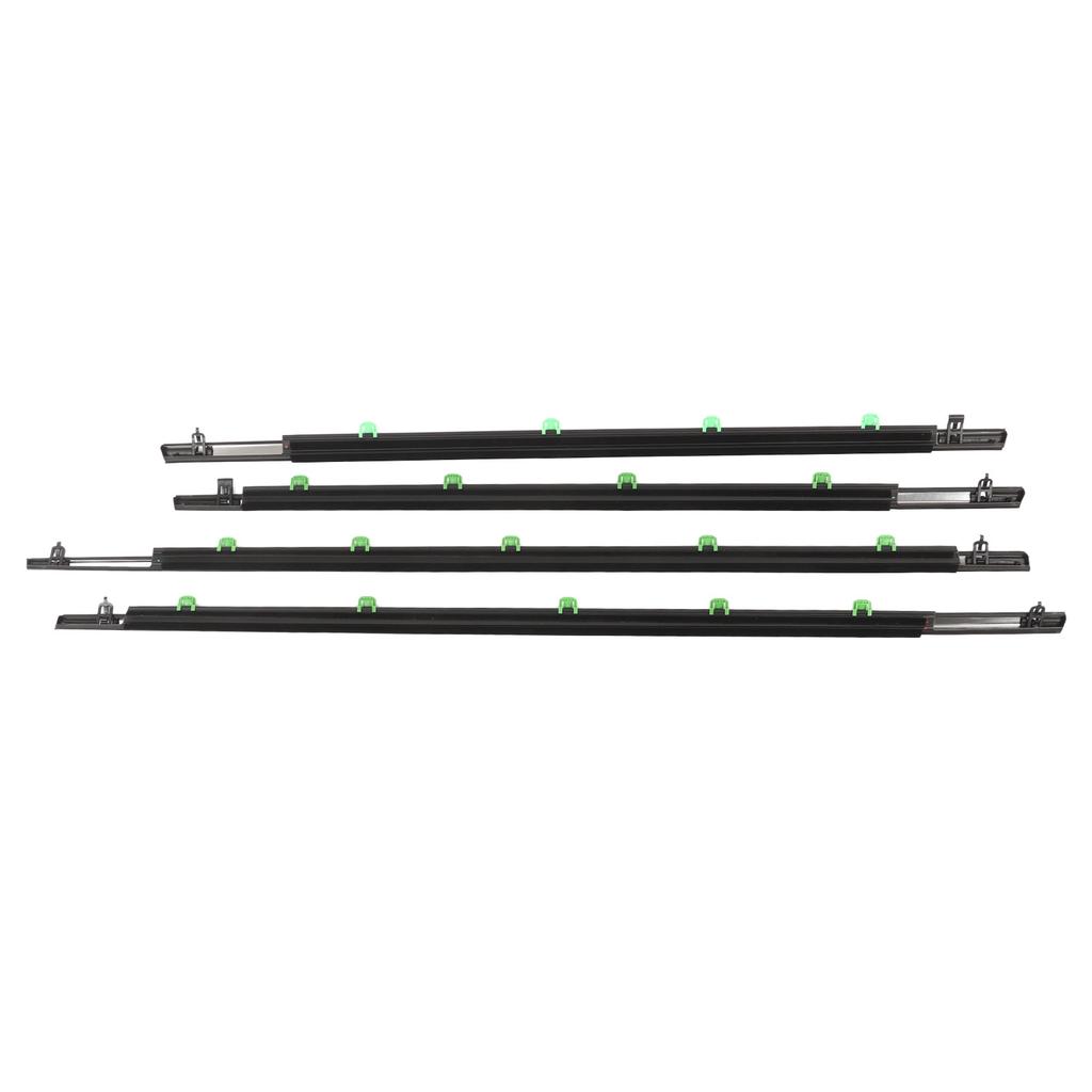 4Pcs Car Window Molding Trim High Stability 72410 SWA A01 Weather Strip Seal for CR‑V 2007‑2011