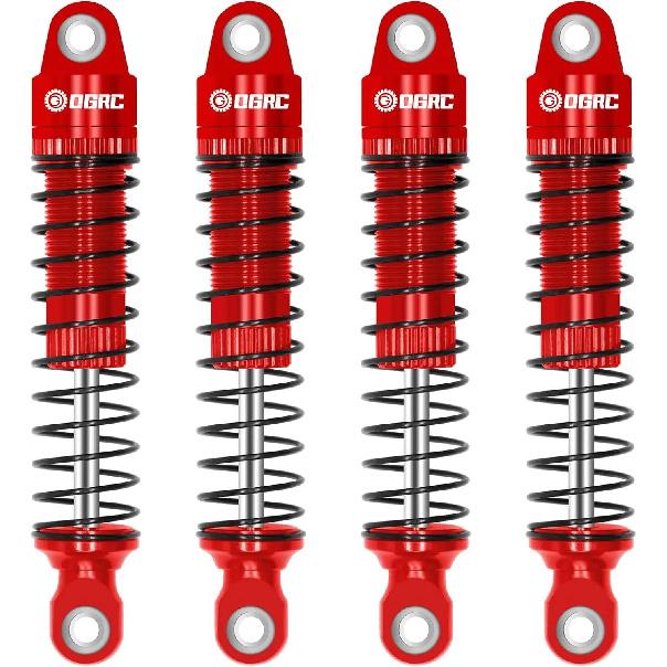 Esilun 60mm Shocks Absorber Oil Threaded Damper Threaded Shock Absorber for TRX4M 1/18 RC Crawler Car Upgrade Accessories