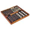 Magnetic Wooden Chess Set, 15 inch/38.1 cm 2-IN-1 Chess Checkers Game Set, Folding Chess Board Games for Adults Kids, 2 Queens Portable Travel Gift