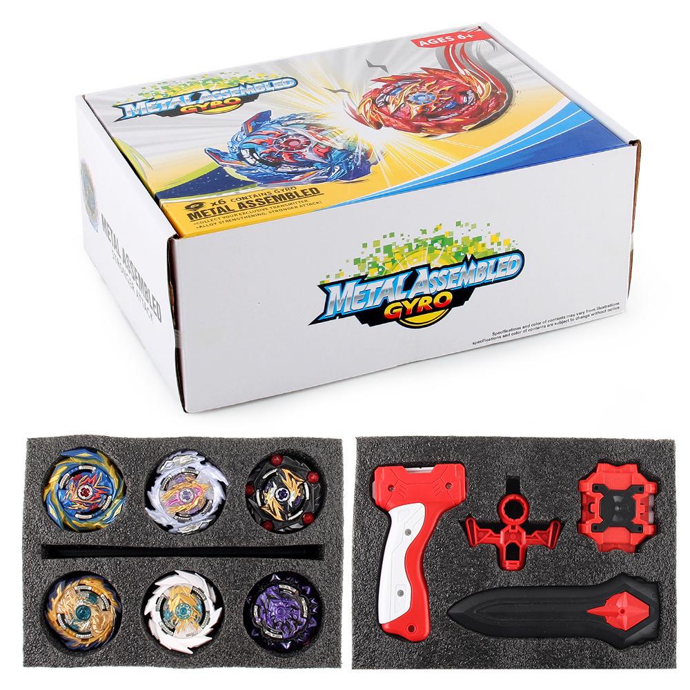 Supply 12 Crack Gyro Attack Sets, With Two-Way Launcher Combat Gyro Toolbox Gift