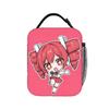 Kasane Teto Soft Uniform Anime Lunch Bag Casual School Lunch Box Graphic Portable Thermal Tote Handbags