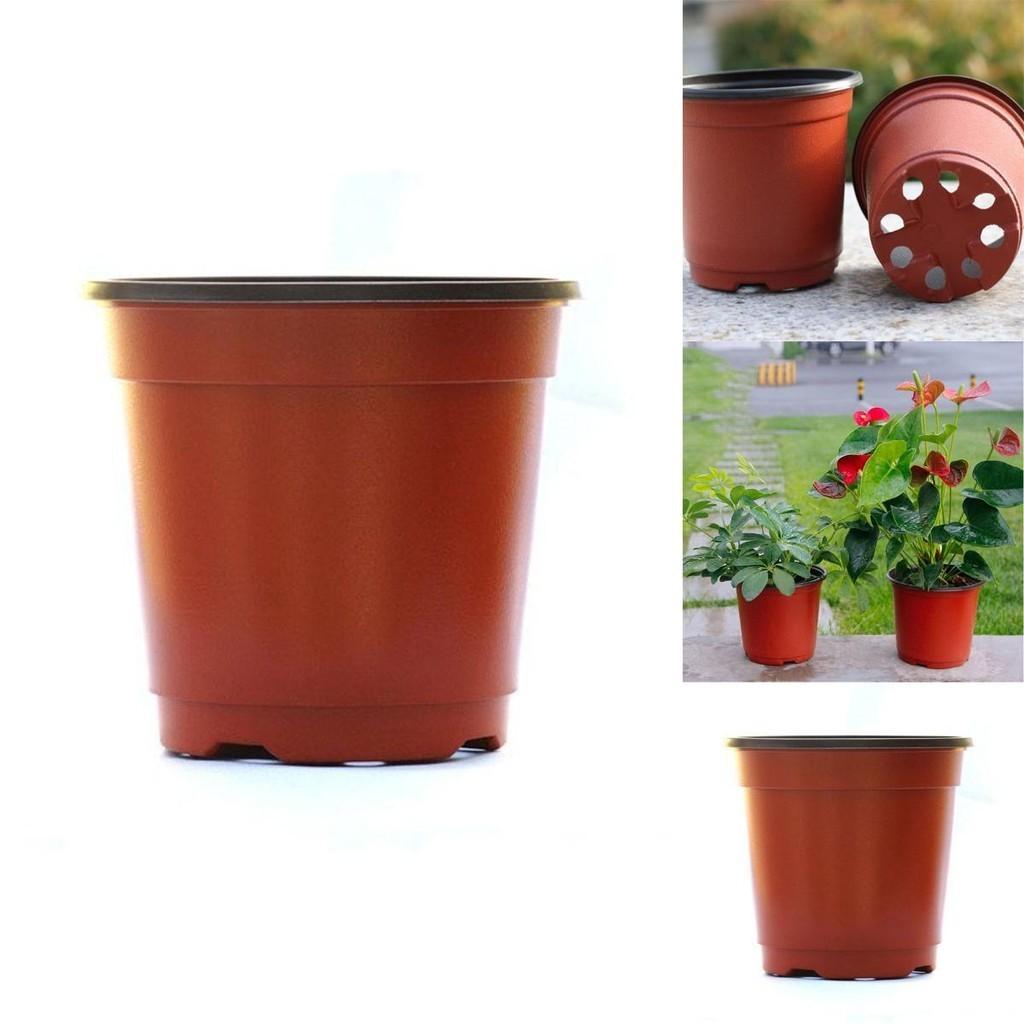 Und Leichtgewicht 10/50/100 Stück Zweifarbiger Kunststoff-Pflanztopf für Setzlinge**